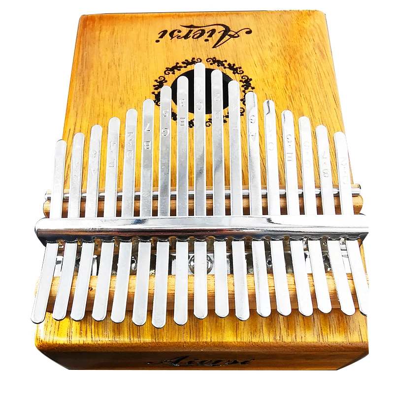 17 клавиш Kalimba большой палец пианино музыкальная шкатулка твердый Koa деревянный