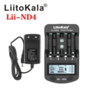 LiitoKala Lii-NL4 AA AAA 9V зарядное устройство для аккумуляторов Ni-MH Ni-Cd перезаряжаемые батареи настенное настольное зарядное устройство для путешествий