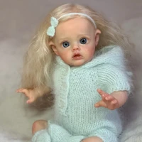 12 inches mini elf flo soft vinyl diy blank kit reborn baby doll lifelike unpainted unfinished parts toys for girl gift lol adfo