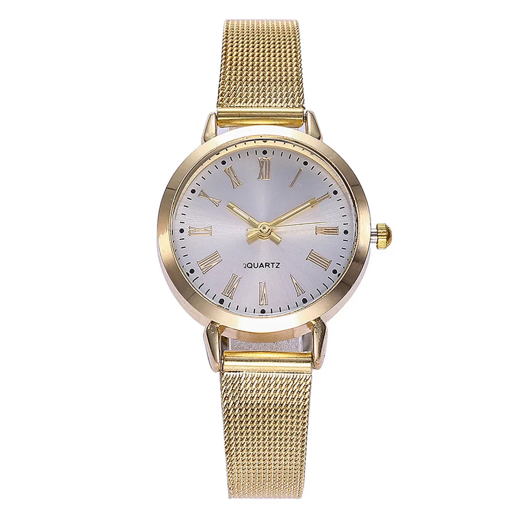 low price ladies watches gold white watch Fashion Women Casual round dial Watch Luxury Analog Quartz Wristwatch | Наручные часы