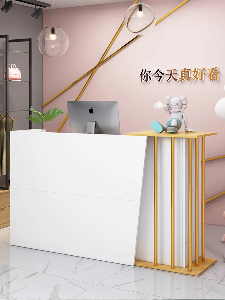 

Парикмахерская легкая Роскошная касса, магазин одежды, маленькая шкала красоты, брикет, нордическая деловая мебель для приема