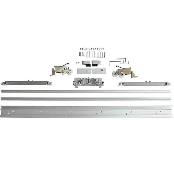 DIYHD 38"~48" Floating Sliding Barn Door Hardware Soft Closing Interior Wall Mount Concealed Hidden Track Rolling Kit - купить по