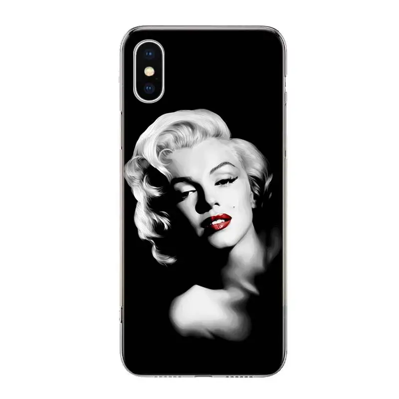 Чехол для телефона с изображением девушки Мэрилин Монро iPhone 13 12 11 Pro Max 6X8 6S 7 Plus XS XR