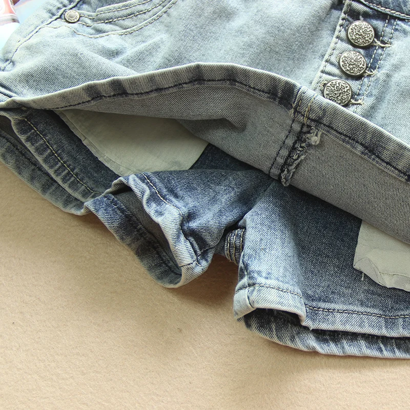 

New 2021 Summer Sexy Mini Skirt Women Single Buttons High Waist Denim Shorts Skirt Blue A Line Jean Skirts