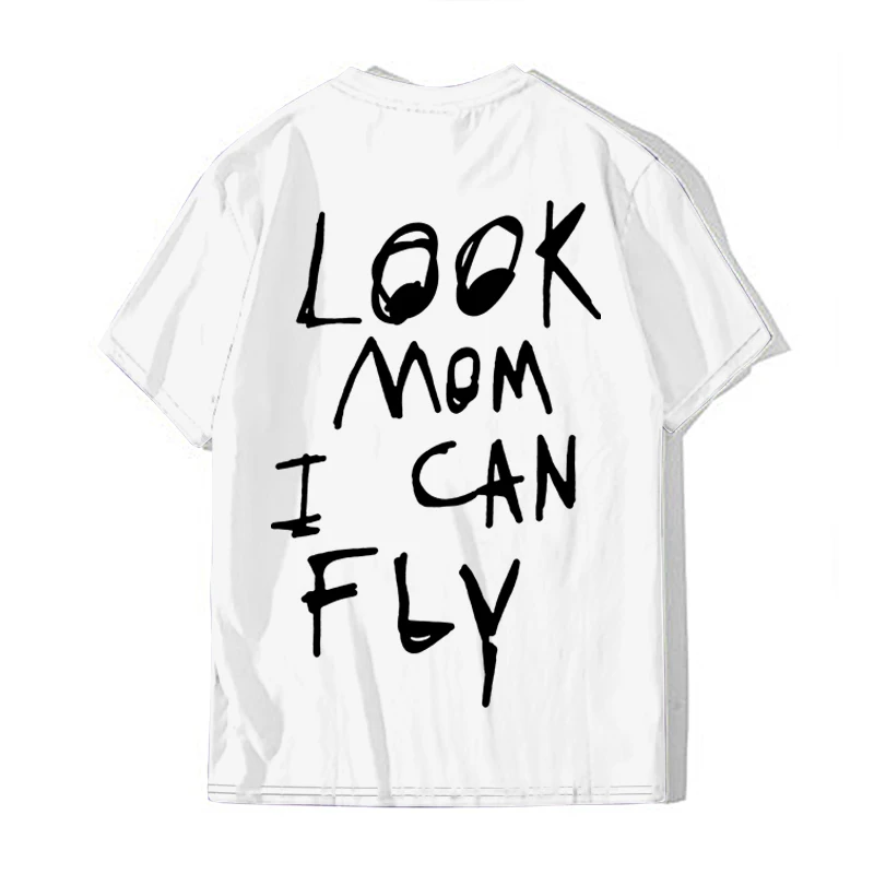 Футболка с короткими рукавами и принтом в стиле хип хоп Travis Scotts ASTROWORLD Harajuku