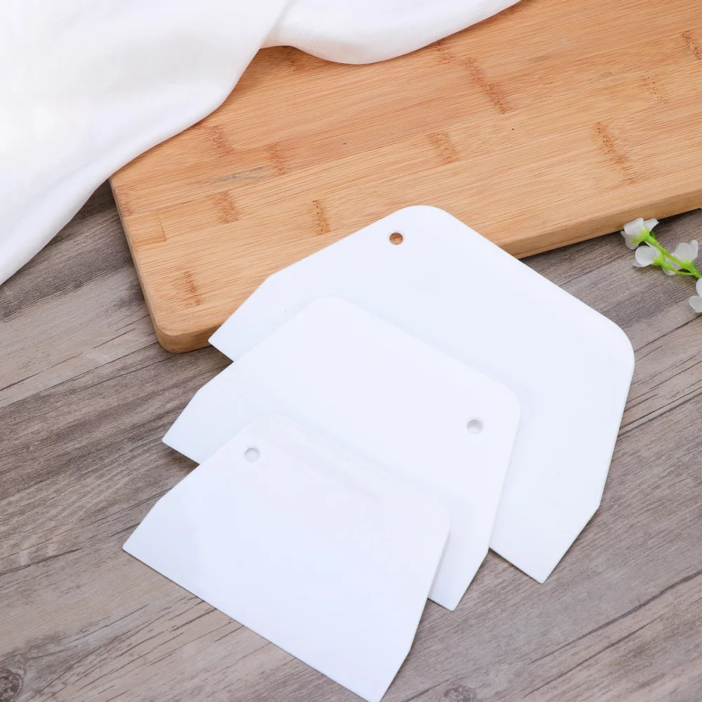 3PCS Торт скребок для края торта украшения инструмент металлолом Фрезы гладкой