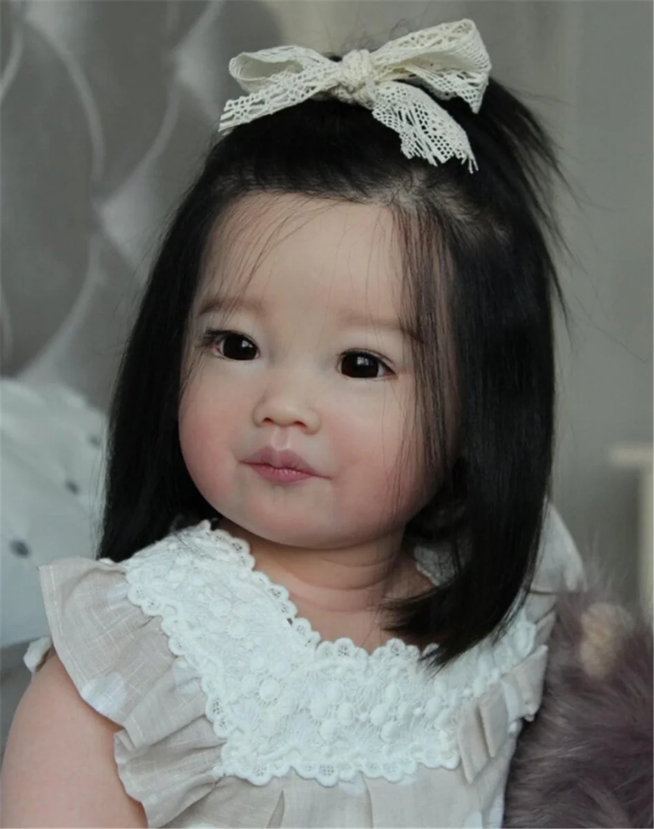 

32Inch Huge Baby Toddler Reborn Leonie Princess Girl Realistic Doll Unfinished Doll Parts