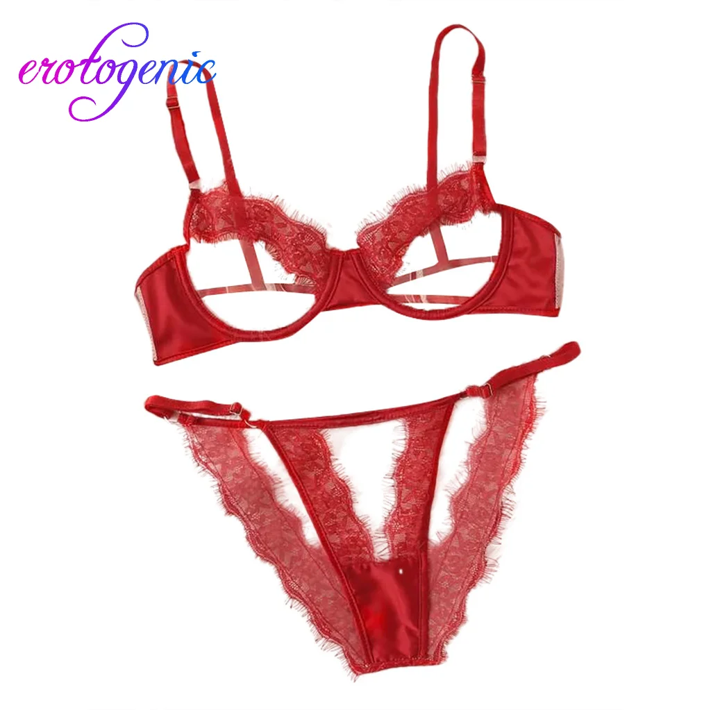 Женское нижнее белье микро бикини корсет кружевное ратия муслин открытый