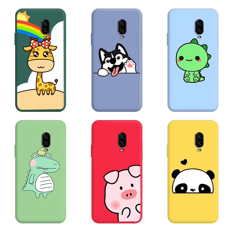 

Cartoon Animals TPU Soft Shell For OnePlus 6 6T Case Personality Tide Shell For OnePlus 6T Case Silicone Edging Cute Phone Cover