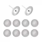 Алмазные режущие диски 10 шт.лот 35 мм, лезвие пилы с фиксированным стержнем диаметром 2 шт. 3 мм для резки стекла и металла