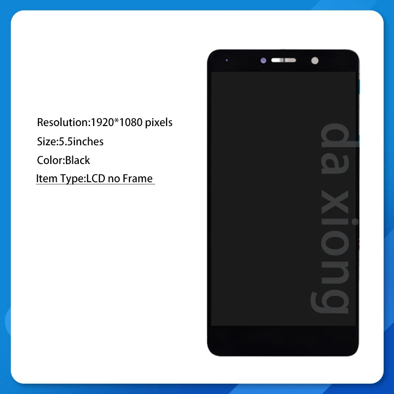 ЖК-дисплей 5 дюйма для Huawei Honor 6X дисплей с сенсорным экраном и дигитайзером в сборе