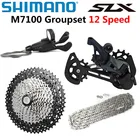 Скоростной переключатель передач SHIMANO SLX M7100 1x1, переключатель передач для горного велосипеда, задний переключатель передач M7120, солнечный свет, кассета 46t 50T 52T