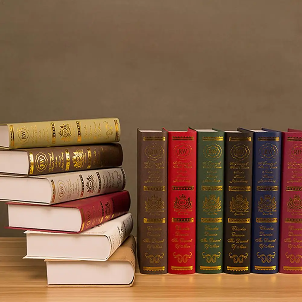 Мебель Украшение ИМИТИРОВАННАЯ книга Фотография реквизит поддельные книги Бытовая кабинет бутафорские книги украшение крыльцо Художественный альбом