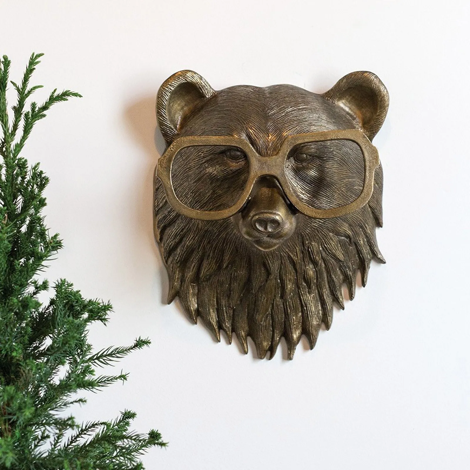 Курительная трубка бронзовый алюминий животное в форме животного с очками