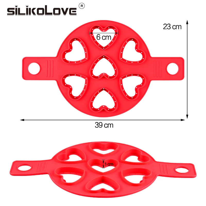 SILIKOLOVE антипригарная блинница чайник яйцо Плита силиконовые формы для блинов