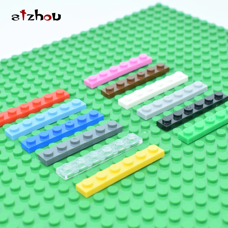 100 шт./лот 1x6 Базовая пластина строительные блоки кирпичи классические