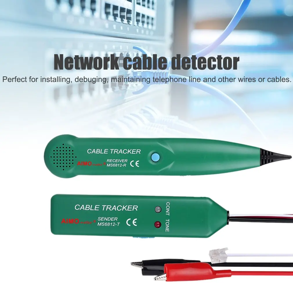 

1 Pcs New 6F22 (9V) Telephone Phone Wire Network Cable Tester Line Tracker for AIMO MS6812 (MS6812-T & MS6812-R) Wholesale