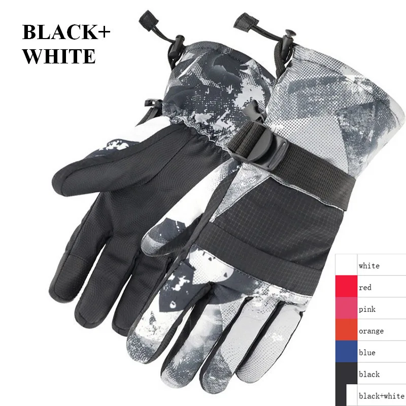 

Winter Warm Snowboarding Ski Gloves men women Kids Snow Mittens Waterproof Skiing Breathable Air M/L/XL