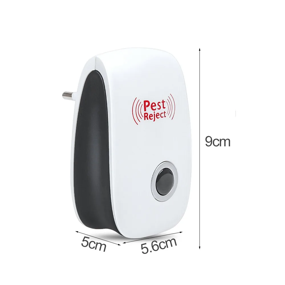 

EU/US Plug Ultrasonic Anti Mosquito Insect Repeller Rat Mouse Cockroach Pest Reject Repellent Electronic Mosquito Killer