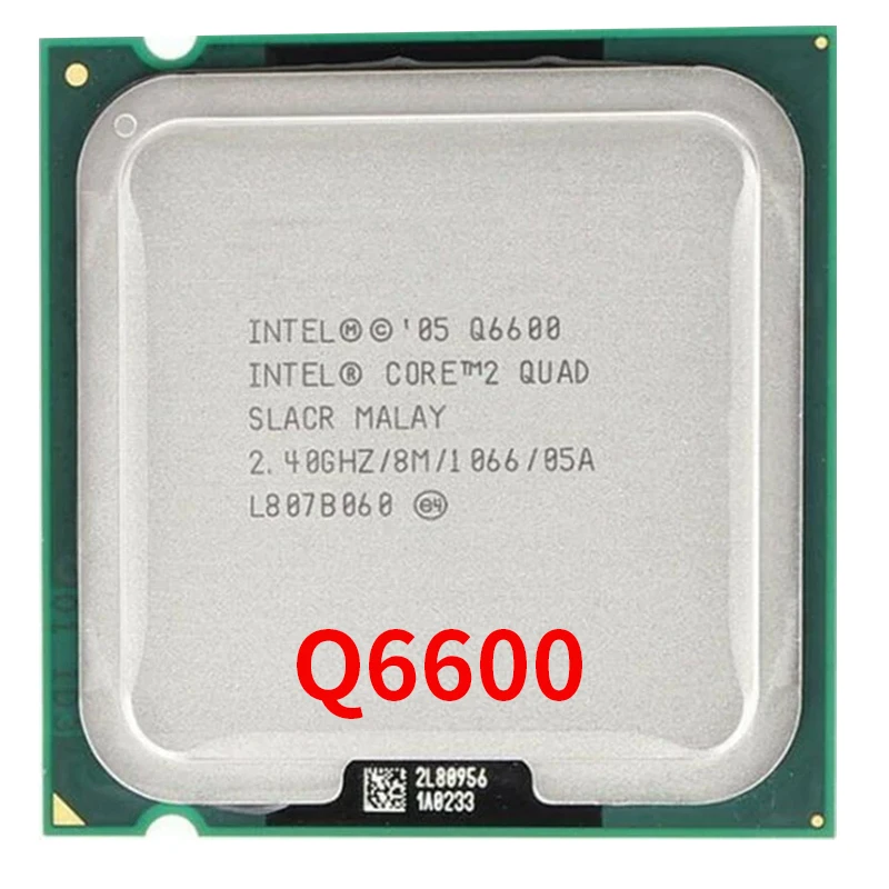Оригинальный четырехъядерный процессор Intel CPU Core2 Q6600/2 4 ГГц/LGA775 // кэш 8