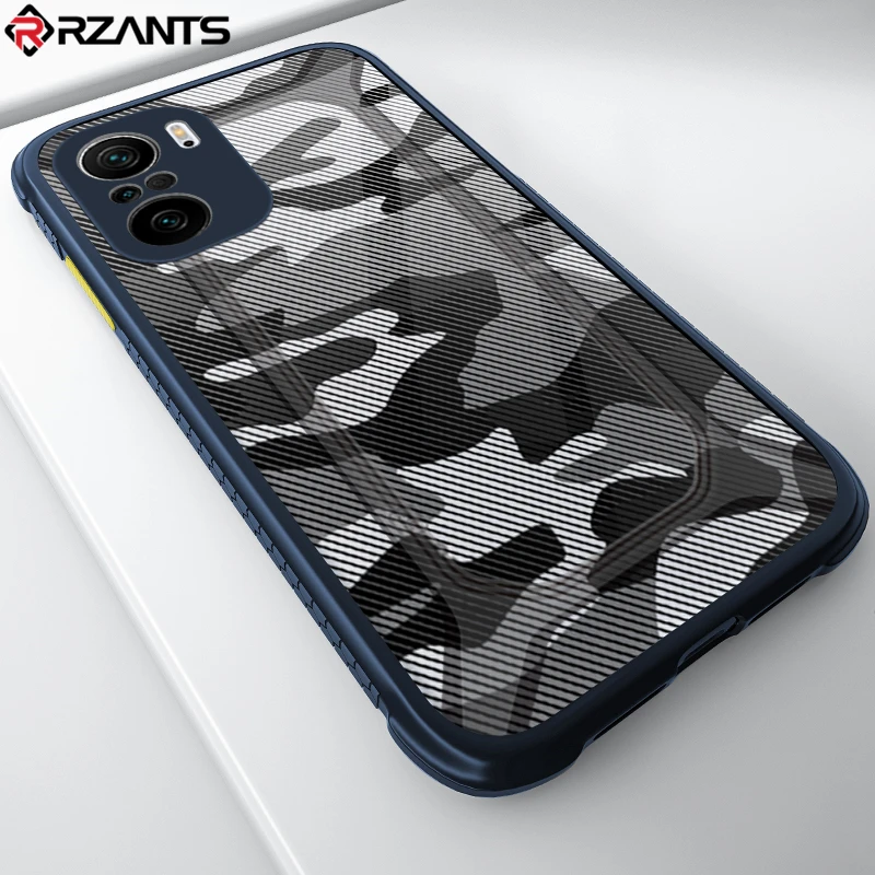 rzants for xiaomi poco f3 mi 11i redmi k40 pro case unicorn camouflage small camera hole hard back cover phone shell free global shipping