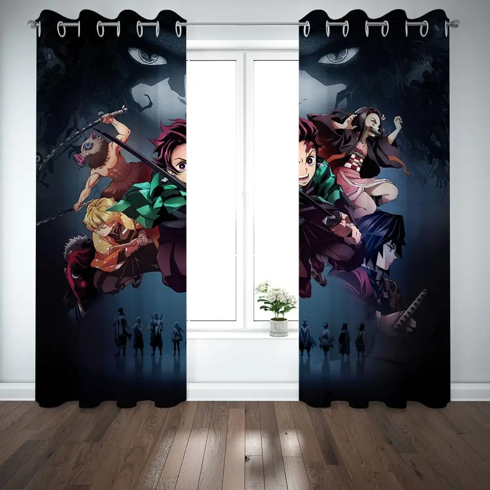 Занавеска плакат Цельный с мультяшным рисунком в стиле ретро художественные