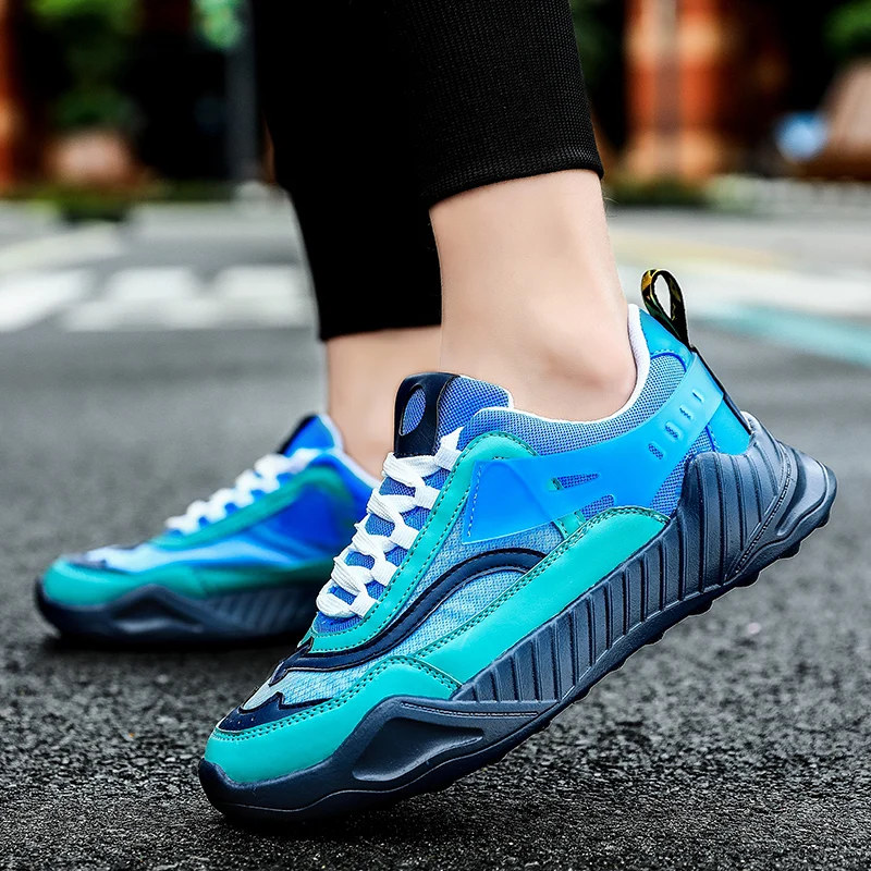 Трендовые мужские кроссовки уличная спортивная обувь для гольфа сетчатая