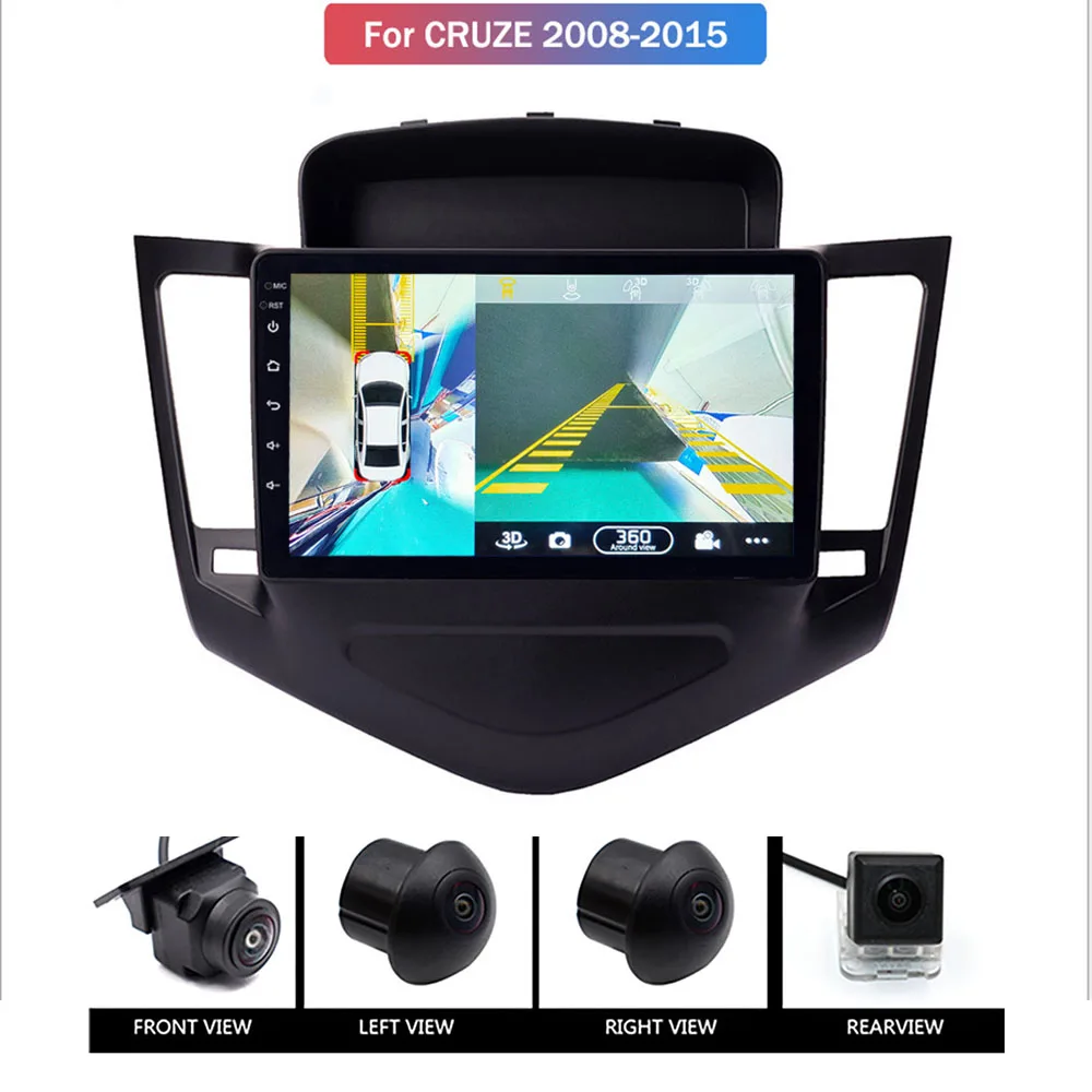 Автомагнитола для Cruze Chevrolet 2008-2015 мультимедийный видеоплеер навигация GPS 360