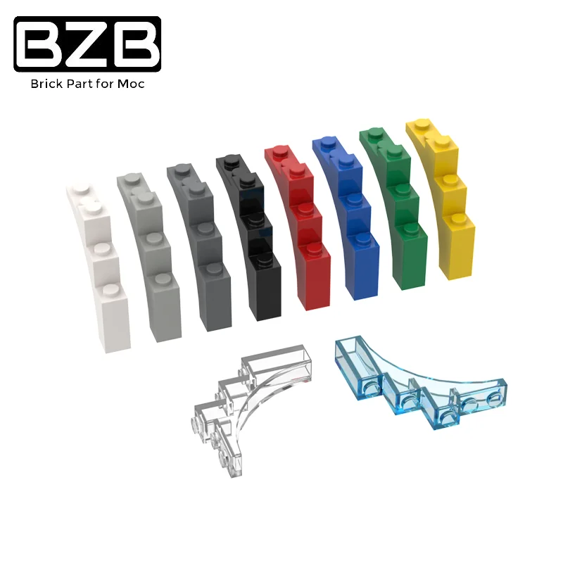 

BZB MOC 6768 2339 14395 1X5X4 дуговой кирпич, строительные блоки, детали, технические кирпичи, Детские мозговые игры, лучший подарок