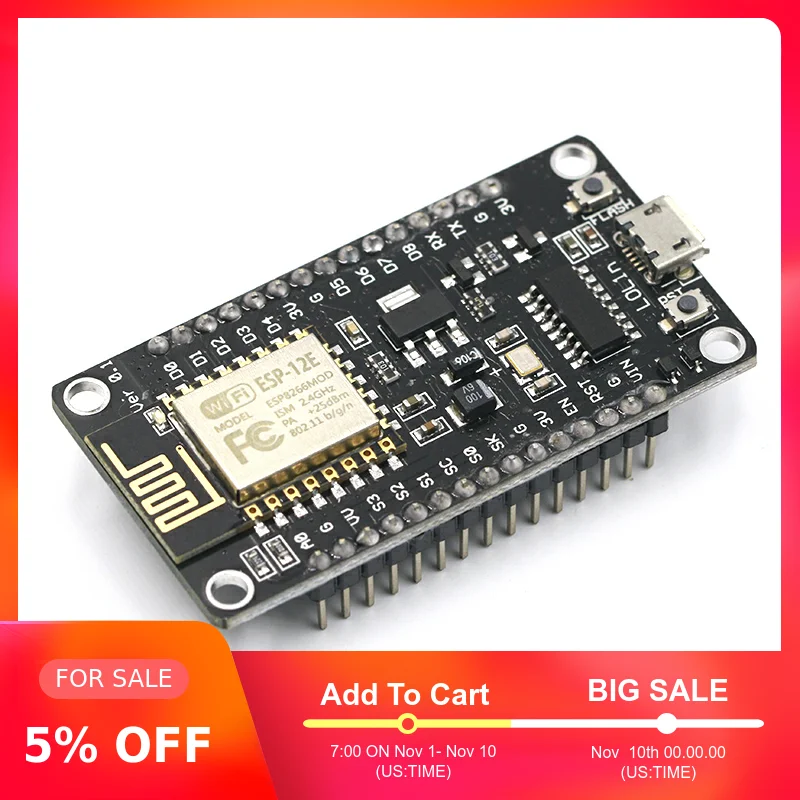 Беспроводной модуль NodeMcu v3 CH340 Lua wifi Интернет вещей макетная плата ESP8266 с pcb