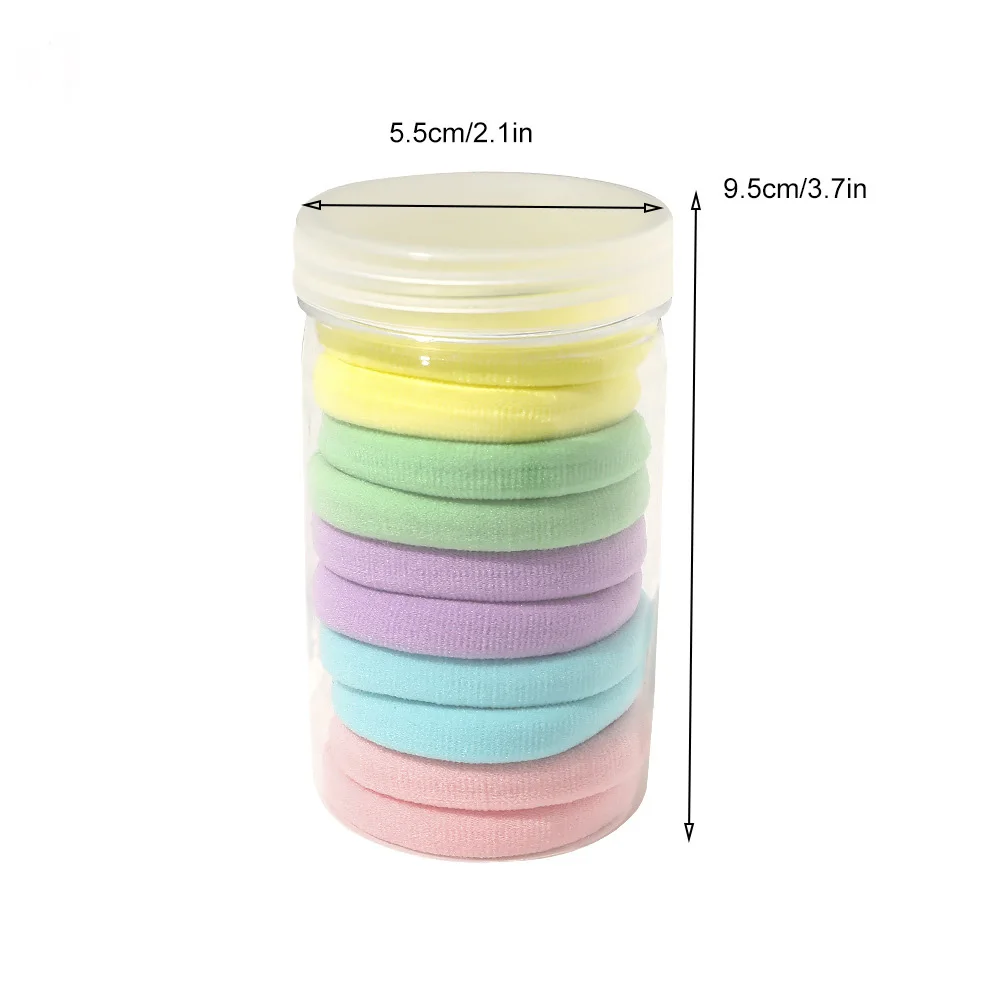 

10pcs/lot Candy Color Rubber Bands Elastic Hair Ring Hair Ties Girls Women Ponytail Holder Hair Bands Rope Hair Accessories