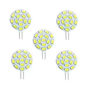 15 светодиодов G4 LED 5730SMD 12V ACDC 24V DC белый морской Кемпер RV свет лампы Bi-Pin Лодка лампы 5 шт.лот