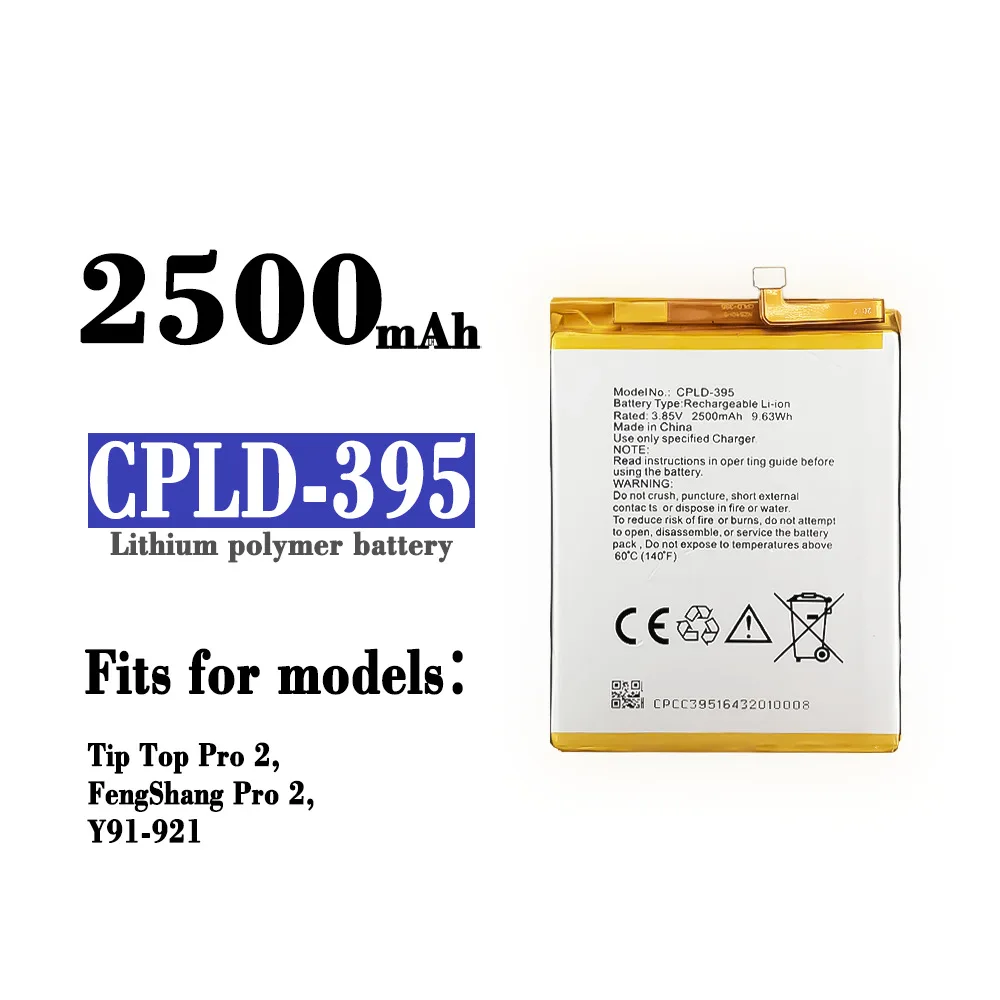 

Suitable for CoolPad Cool Y91-921 / Feng Shang Pro 2 mobile phone CPLD-395 built-in battery board