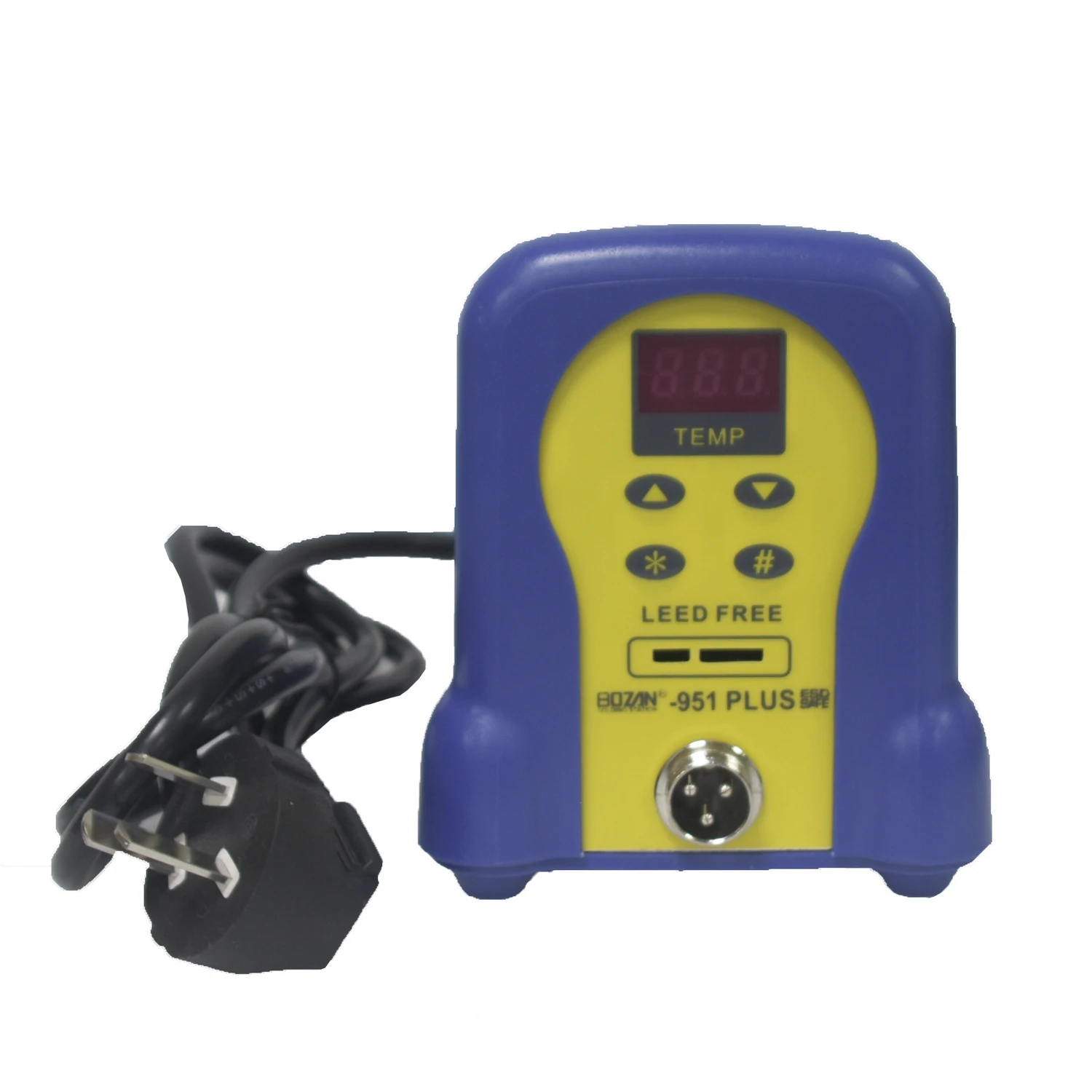 Digital Display 75W Soldering Station With Card 951 PLUS T12-B Constant Temperature Low-power Miniature