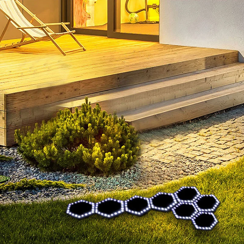 

Solar Ground Light Outdoor Solar Lamp LED Solar Path Garden Lights Waterproof Landscape Lighting For Yard Deck Driveway 24LED