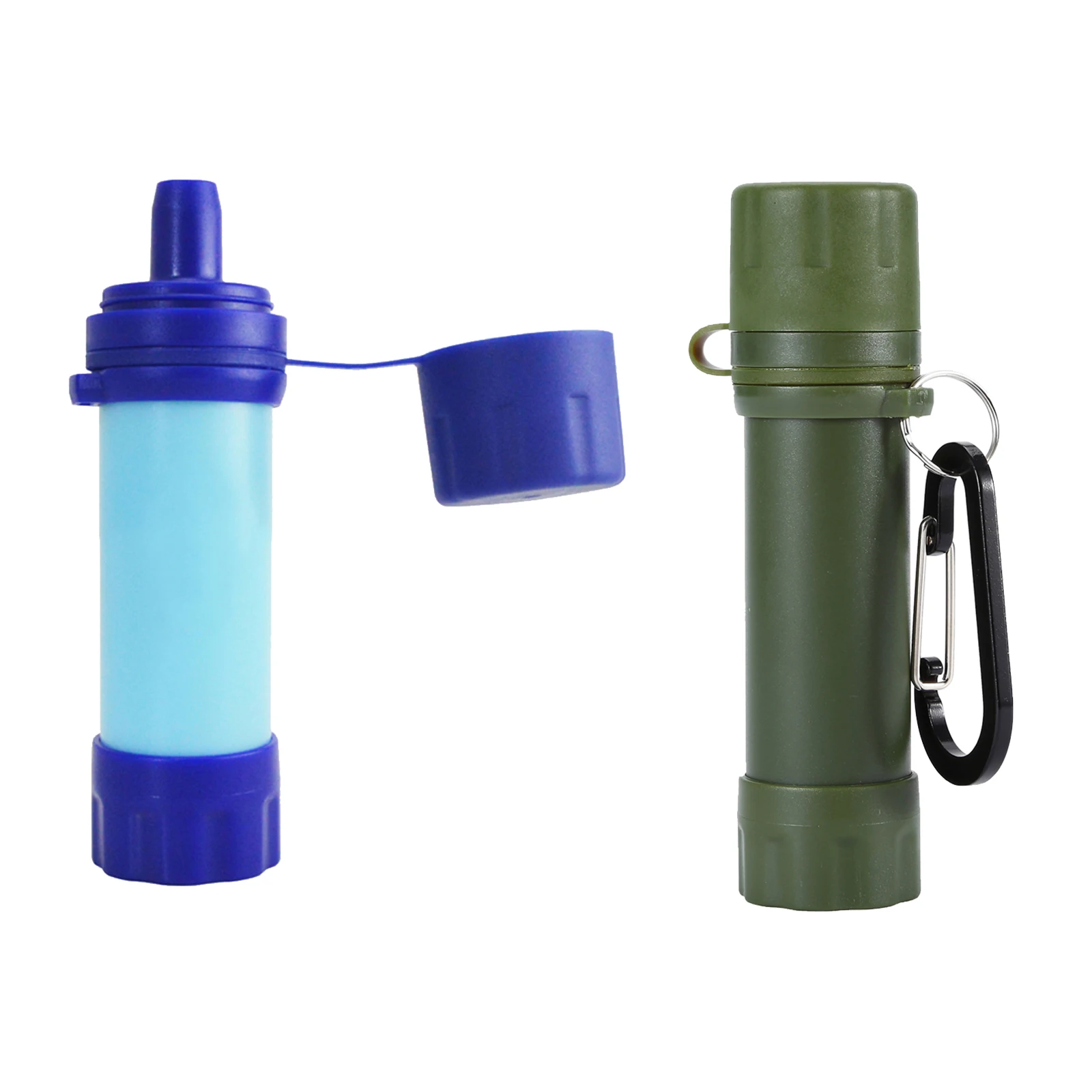 

Портативная бутылка с фильтром для воды для кемпинга, система фильтрации воды, Точность 0,01 микрон, снаряжение для выживания в экстренных си...