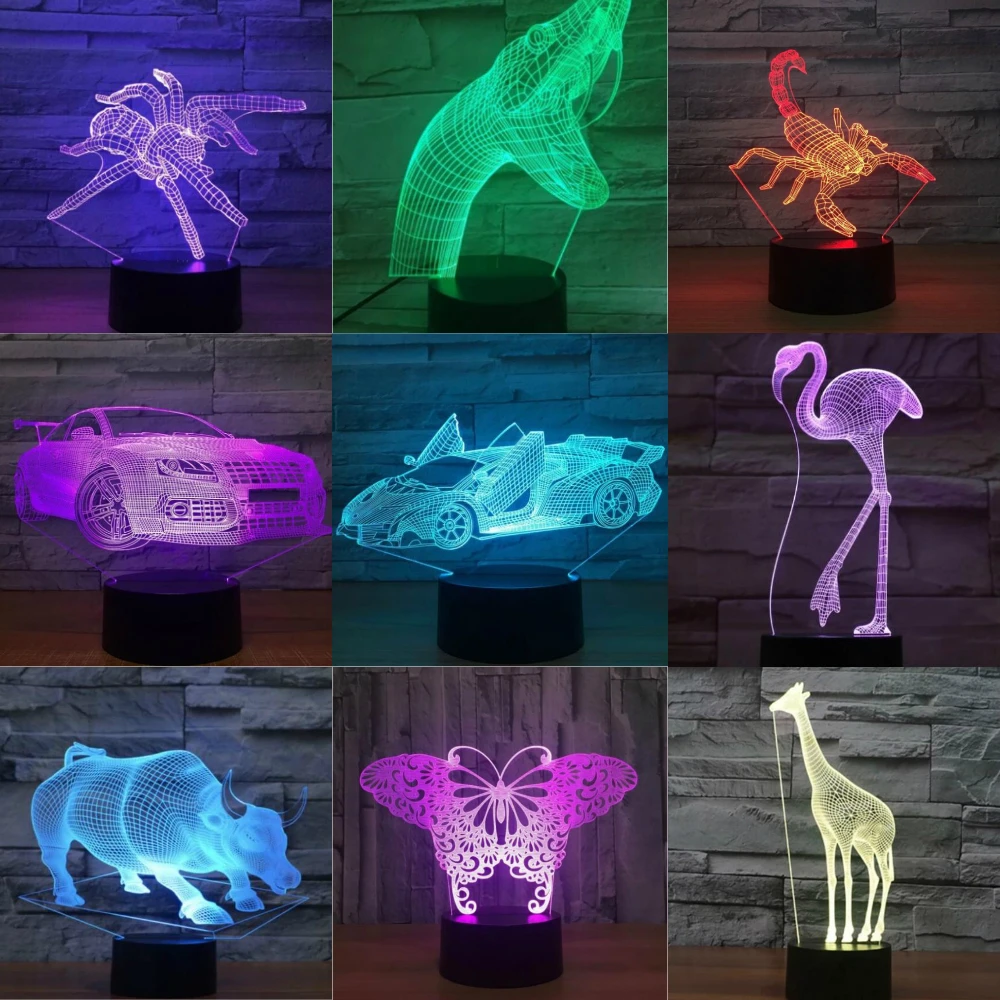 

Special Link 5 of 3D LED Lamp For UK Friend