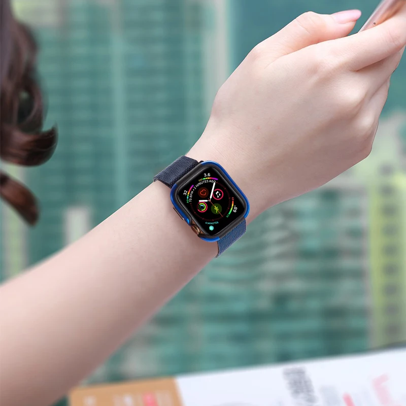 Высококачественный Мягкий ТПУ защитный чехол-Бампер Обложка для apple watch 42/38/44/40 мм противоударные наручные часы, аксессуары для наручных часов iwatch серии 5 4 3 2 1