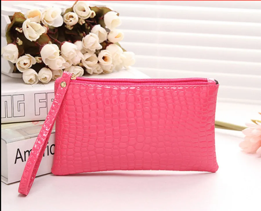 Женский кошелек из крокодиловой кожи для денег женский клатч Женская длинная