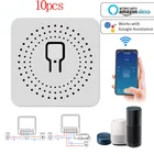 Умный беспроводной пульт дистанционного управления для дома, 10 шт., 10 А, Wi-Fi, Модуль светильник ллера света, работа с Alexa, Google Home, EWeLink, умный дом