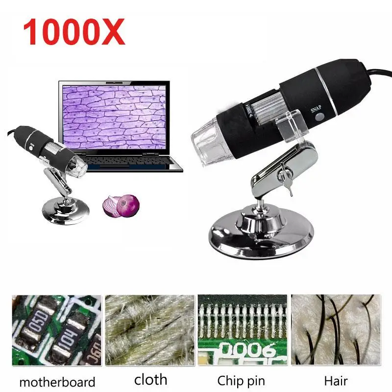 8LED мониторинг черный прочный компьютер Инспекционная камера водонепроницаемый