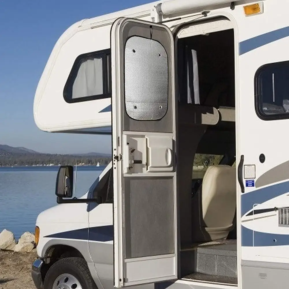 

Thick Durable Shading Vehicle Interior Heat Insulation RV Window Sun Shade RV Door Window Cover Reflective Sunshade
