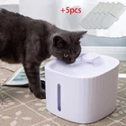 USB Автоматический питьевой фонтанчик для кошек, дозатор воды для собак, автоматическая поилка с фильтром для домашних животных, 3 л