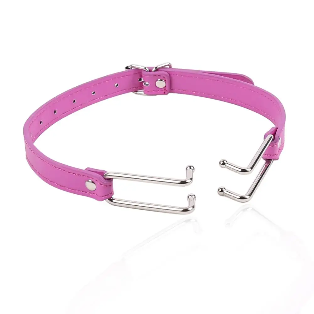 PU Leather Band Open Mouth Bite Gag For Lady Adult Games Pleasure Couples Flirting Sex Products Toys | Красота и здоровье