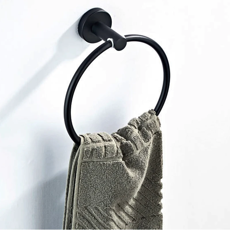 Черный набор аксессуаров для ванной комнаты держатель туалетных щеток полка