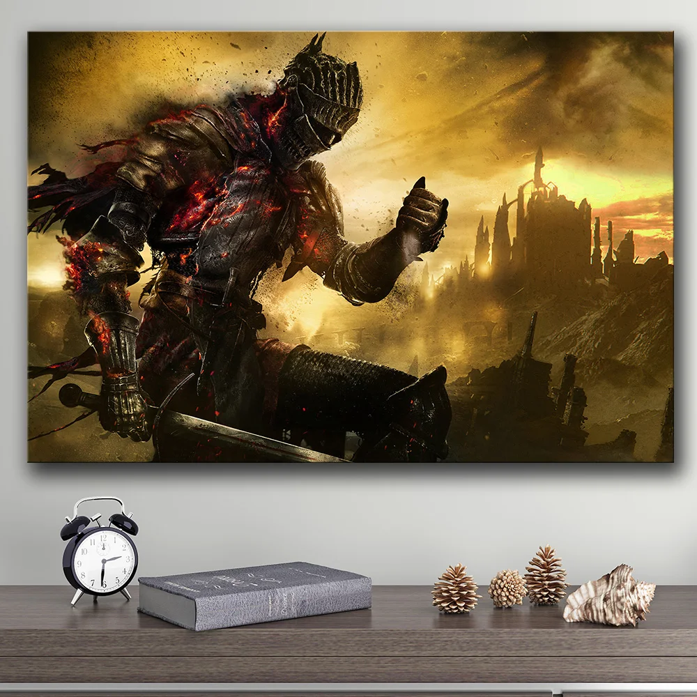 Игровой постер украшение картина Dark Souls 3 на холсте HD художественные плакаты и