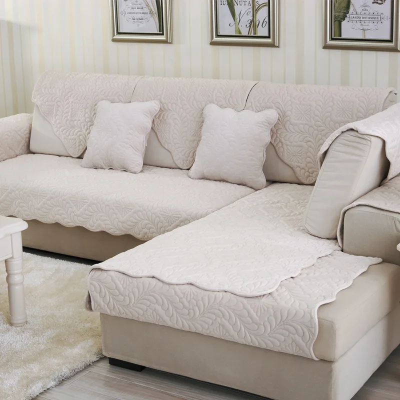

Four Seasons Sofa Cover Anti-skid Couch Towel Leather General Plush Towel Sofa Cover Slipcover for Living Room Decor 1pcs