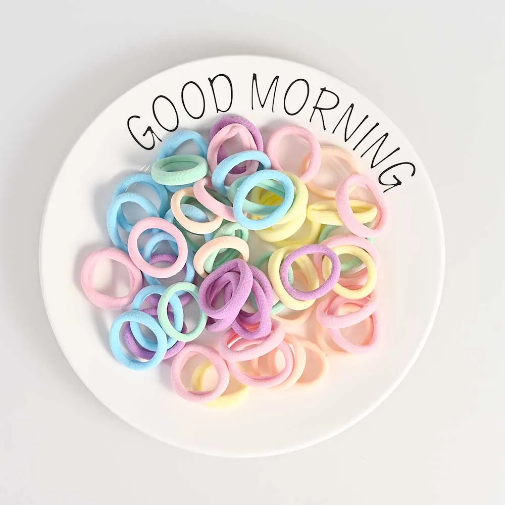 Quaslover 50 шт. аксессуары для волос девочек резинка эластичная держатель украшение