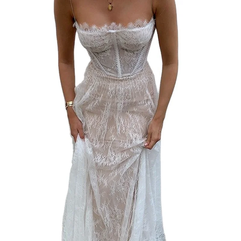 Женское кружевное длинное платье вечернее макси для вечерние пускного вечера
