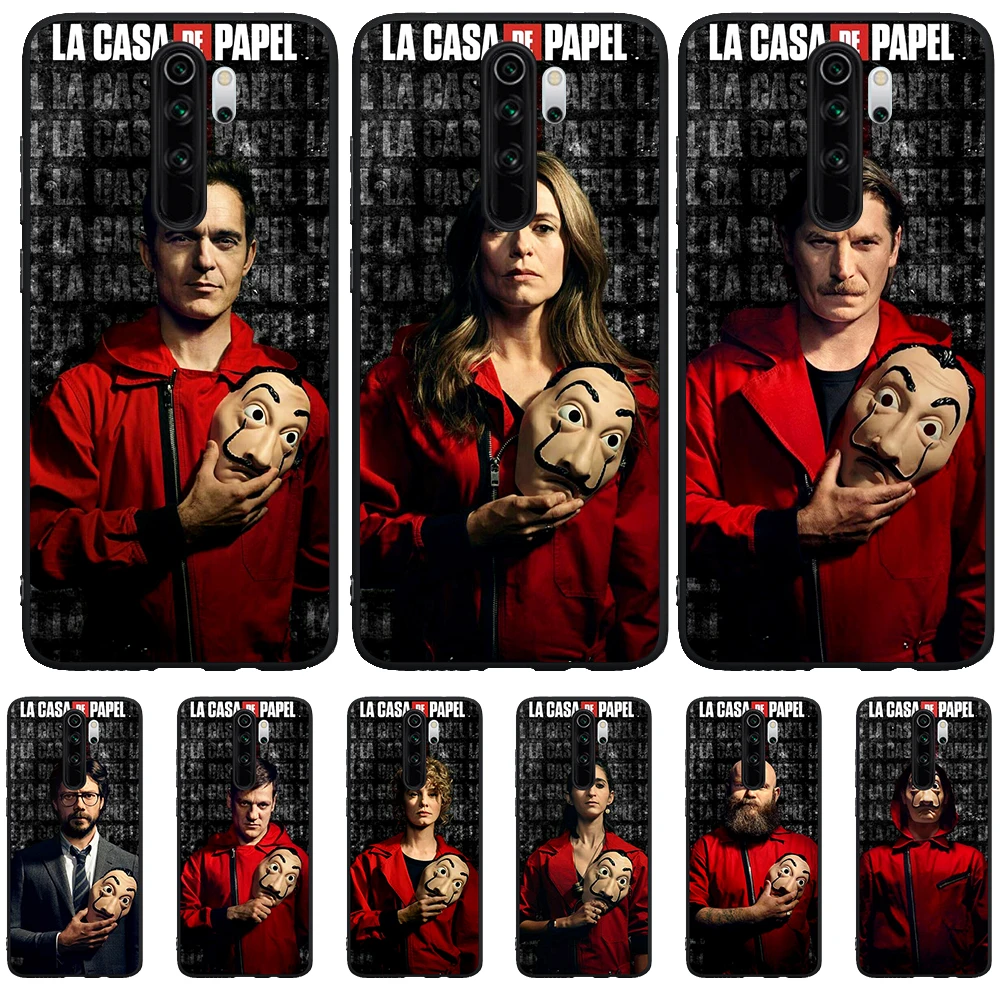 

Spain TV La Casa de papel Money Heist House Paper Phone case for Xiaomi Mi 9T Redmi Note 5 6 7 8 K20 K30 9T Pro silicone etui